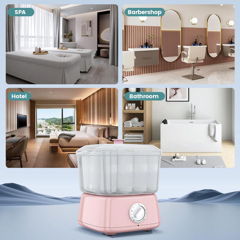 StateRiver hot towel warmer portable and compact for travel or mobile setups