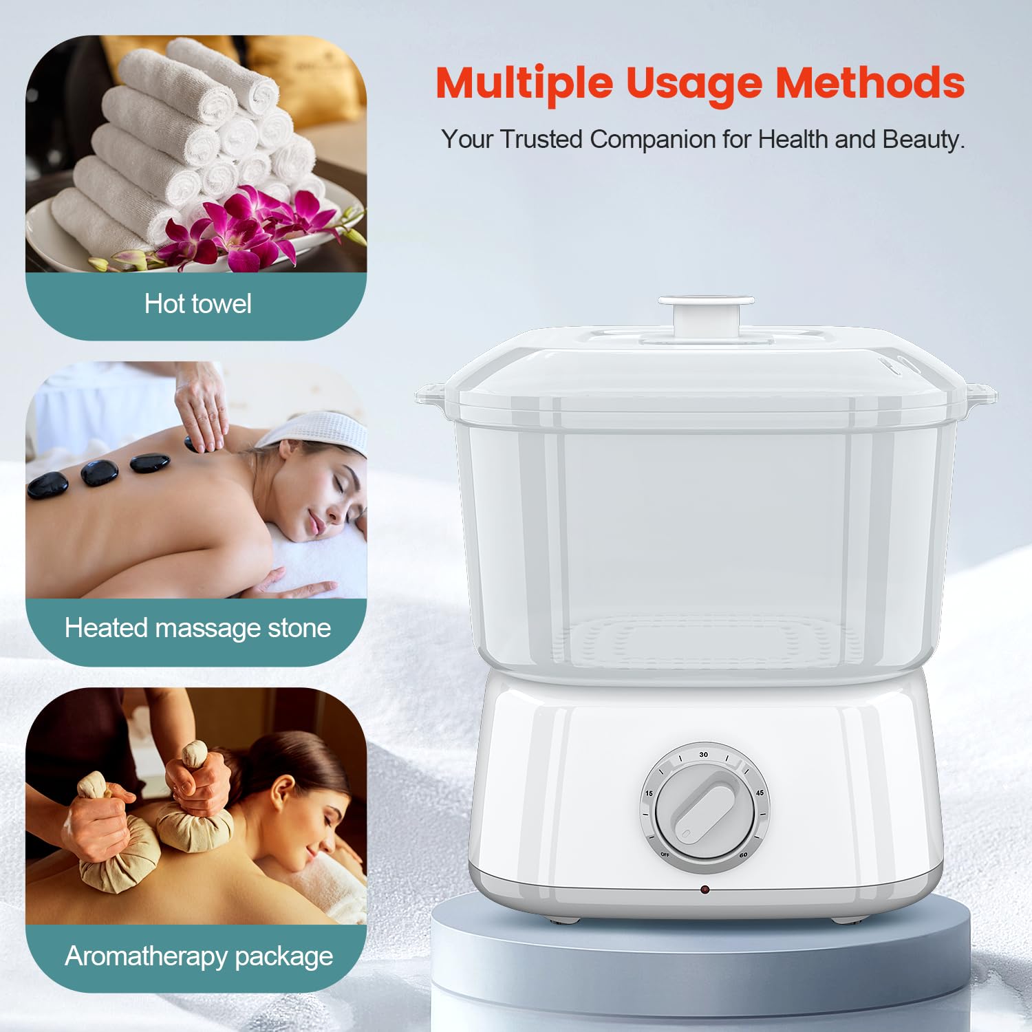 StateRiver holds up to 12 mini towels for efficient setups