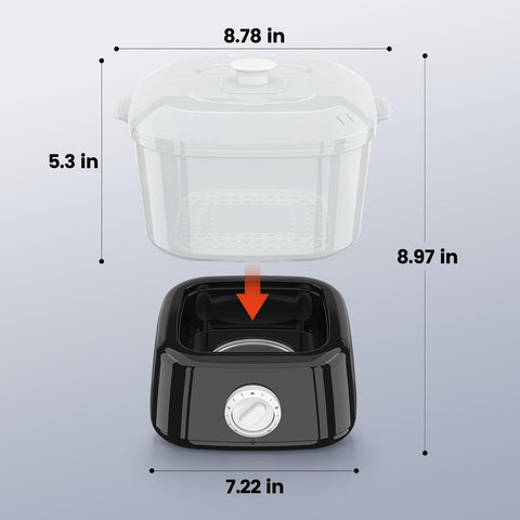 StateRiver towel warmer in a portable compact size for travel