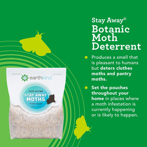 Stay Away EarthKind Moths pantry pouch helps deter pantry moths with natural botanical oils.