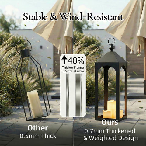 Staymoment arch-design floor lantern highlighting gazebo style for entrances.