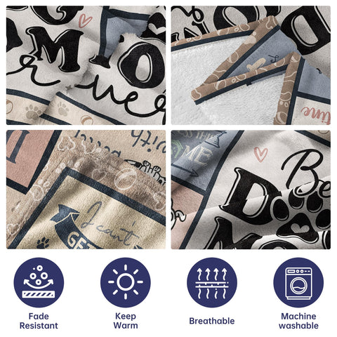 SteadStyle soft fleece blanket invites cuddling with your pup