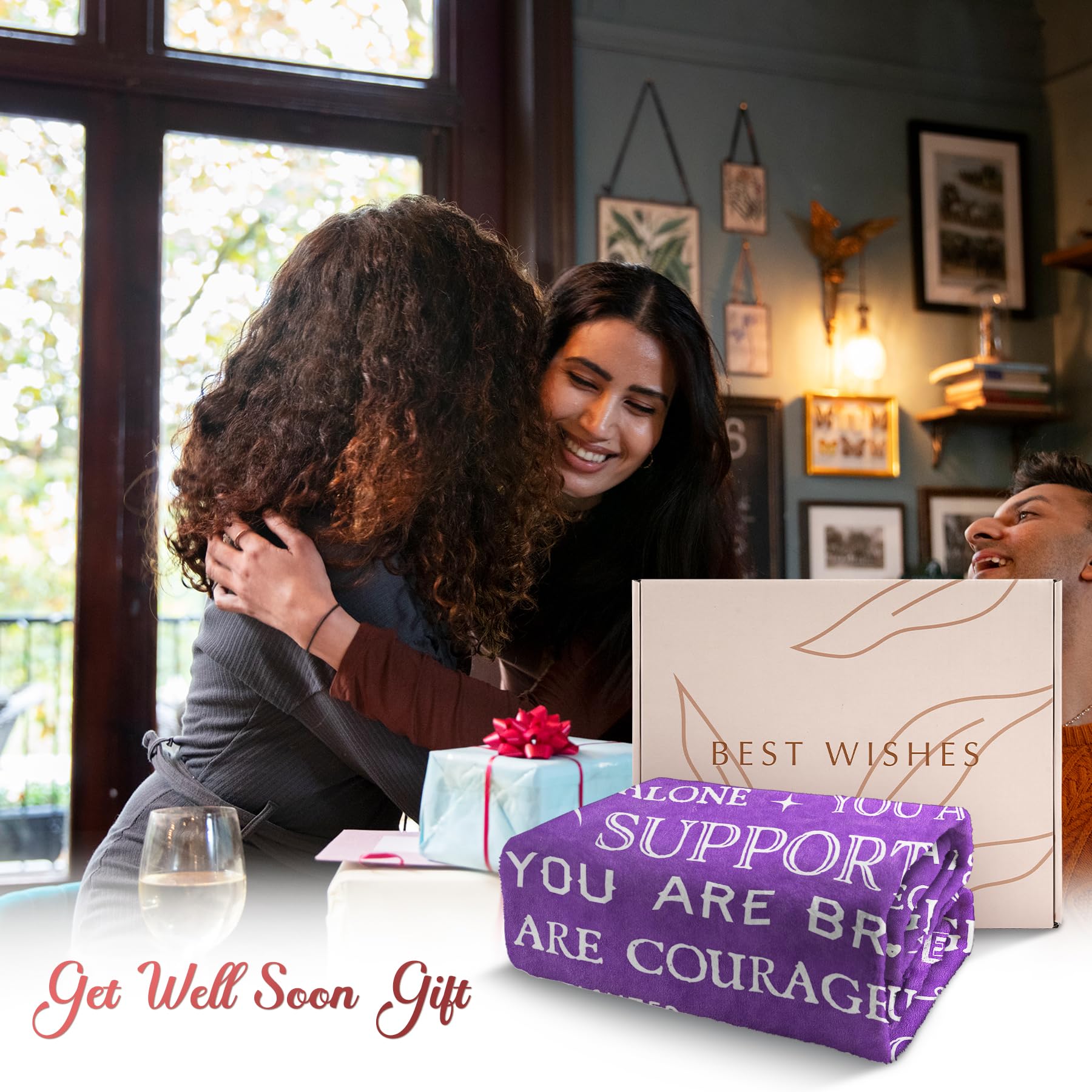SteadStyle blanket inspirational gift for her, encouraging moments of hope and warmth.