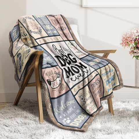 SteadStyle cozy dog mom throw ideal for bedtime or movie night