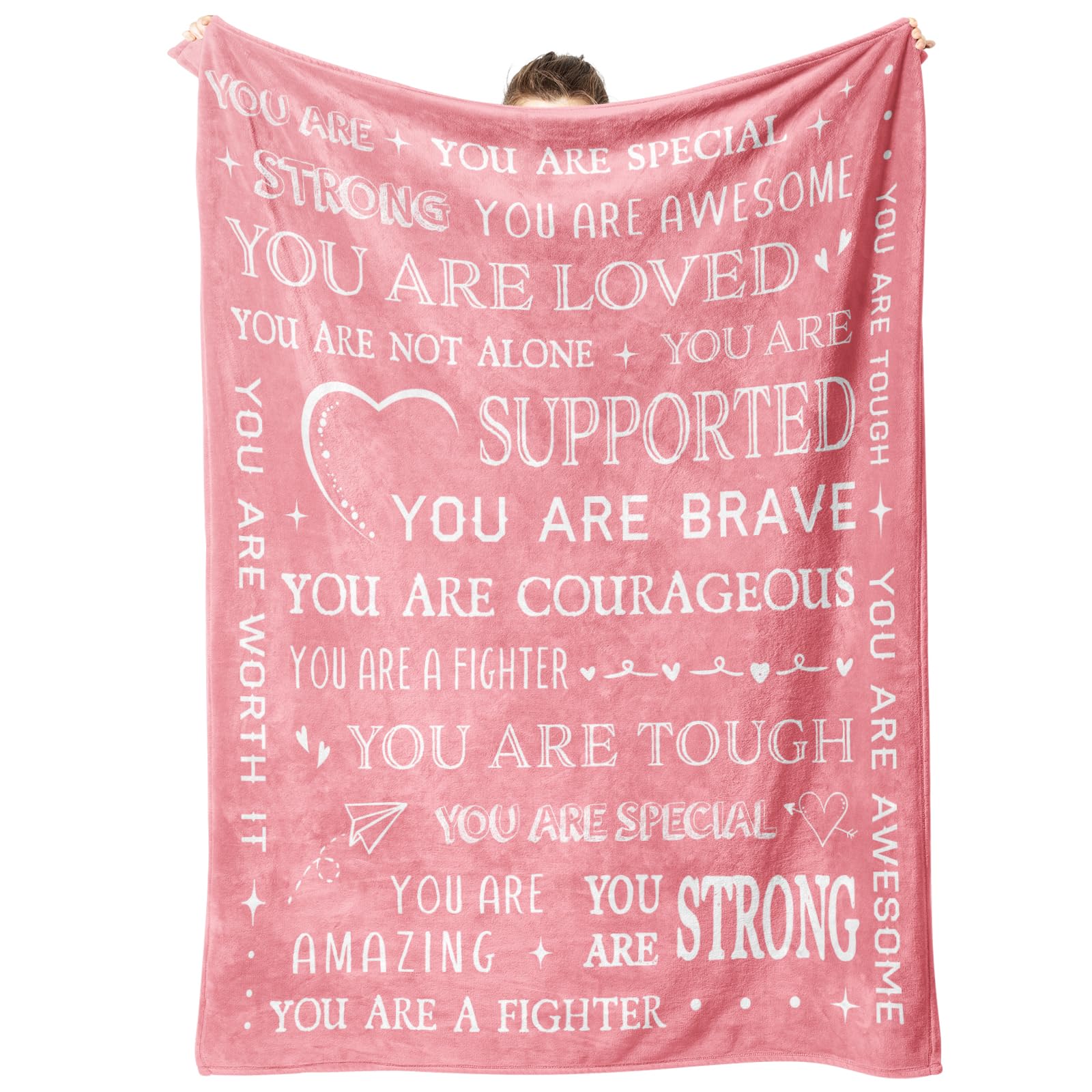 SteadStyle Get Well Blanket close-up fabric texture shows cozy warmth.