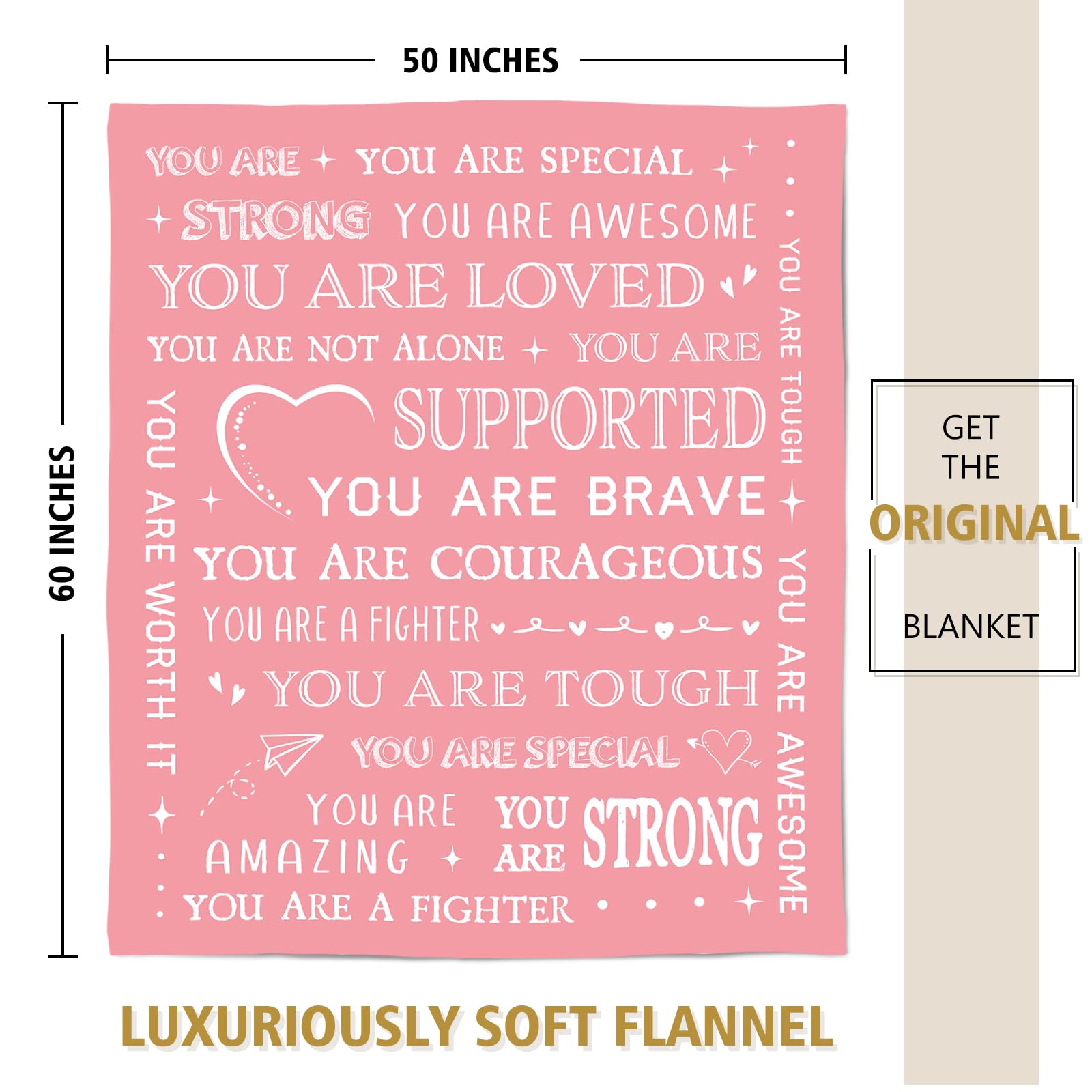 SteadStyle Get Well Blanket shown outdoors as a versatile travel warmth layer.