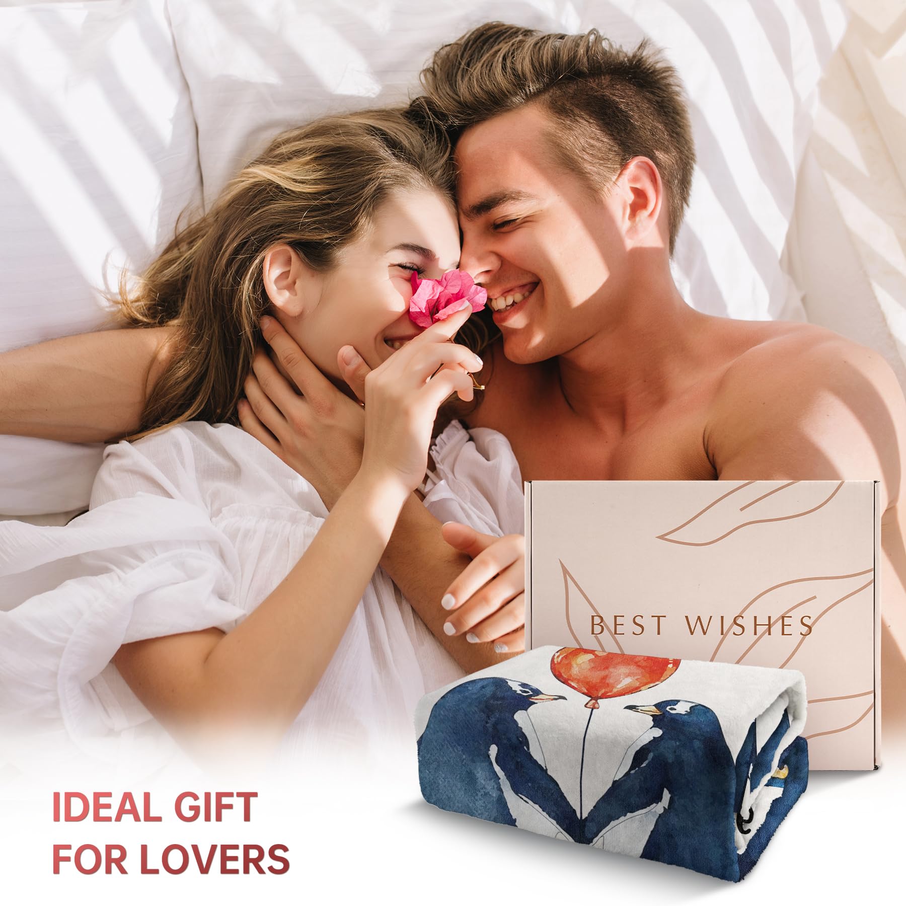 SteadStyle blanket presented as a gift for him or her with a warm, inviting feel.