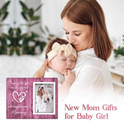 SteadStyle mothers day frame rustic pink surface adds charming baby girl style
