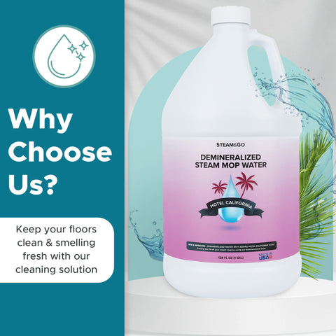 Steam and Go Hotel California scent diffuser illustrates fresh rooms without harsh residues.