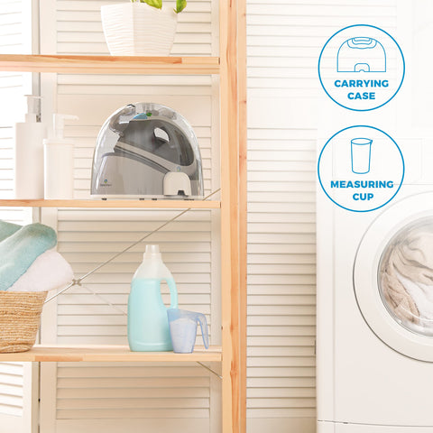 Steamfast SF-760 adjustable temperature handles delicate and heavy fabrics.