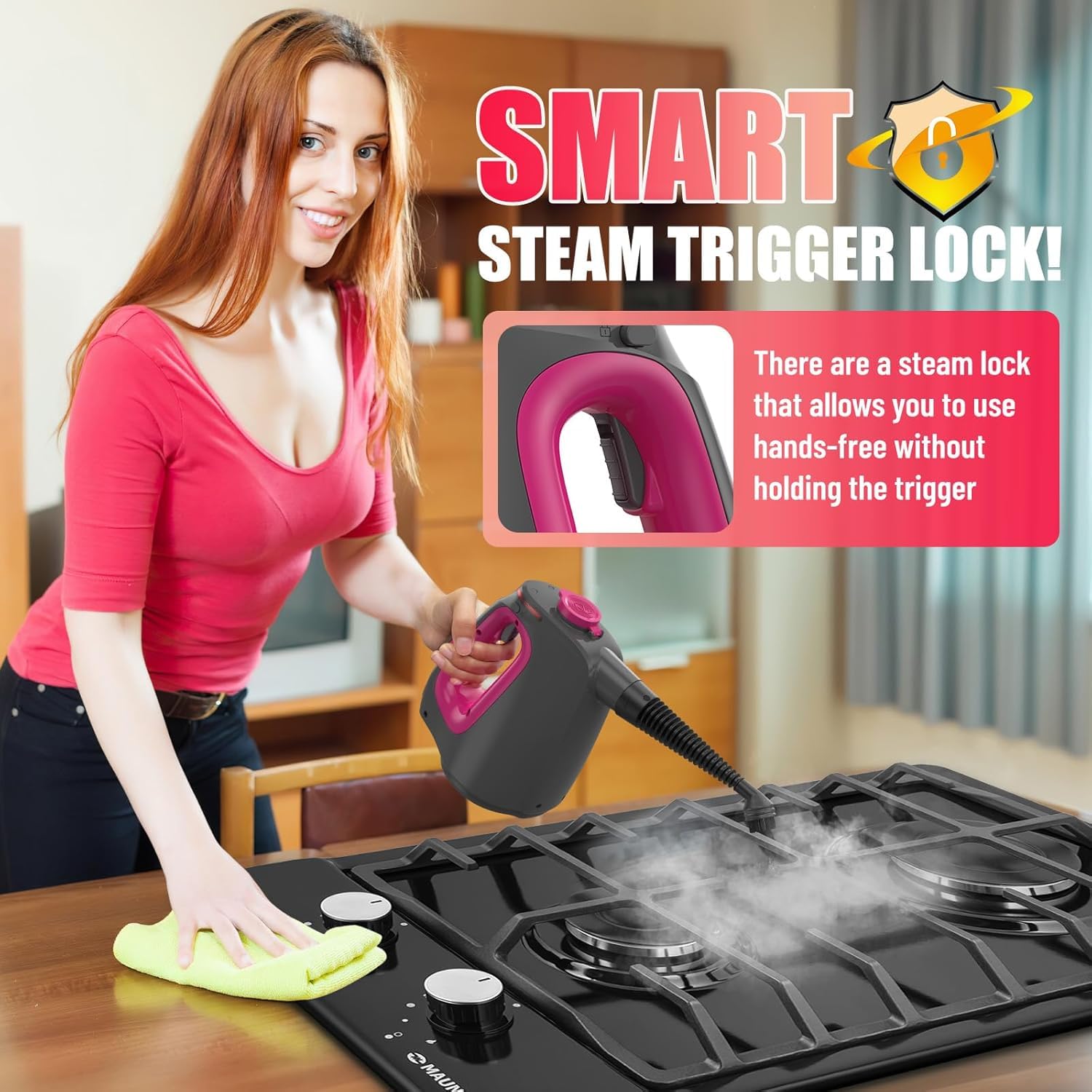 SteamFusion unlimited water refill design supports uninterrupted steaming