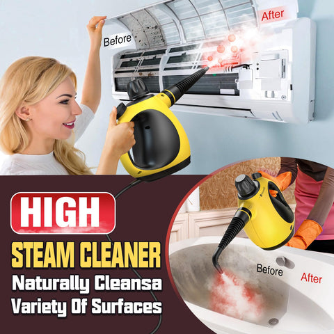 Steamify high-temperature steam cleans kitchen and bathroom surfaces safely