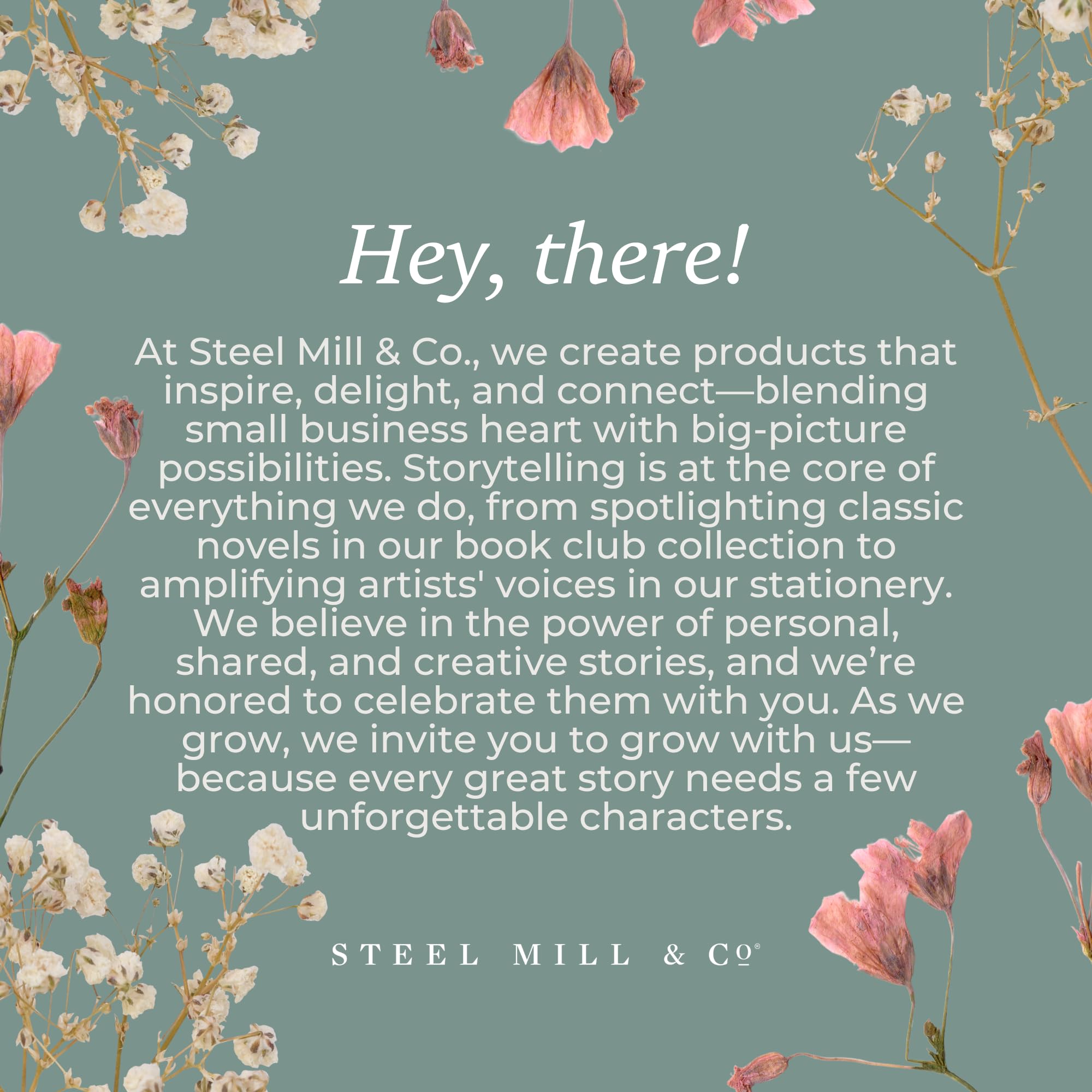 Steel Mill and Co book-lover decor vase for home or office.