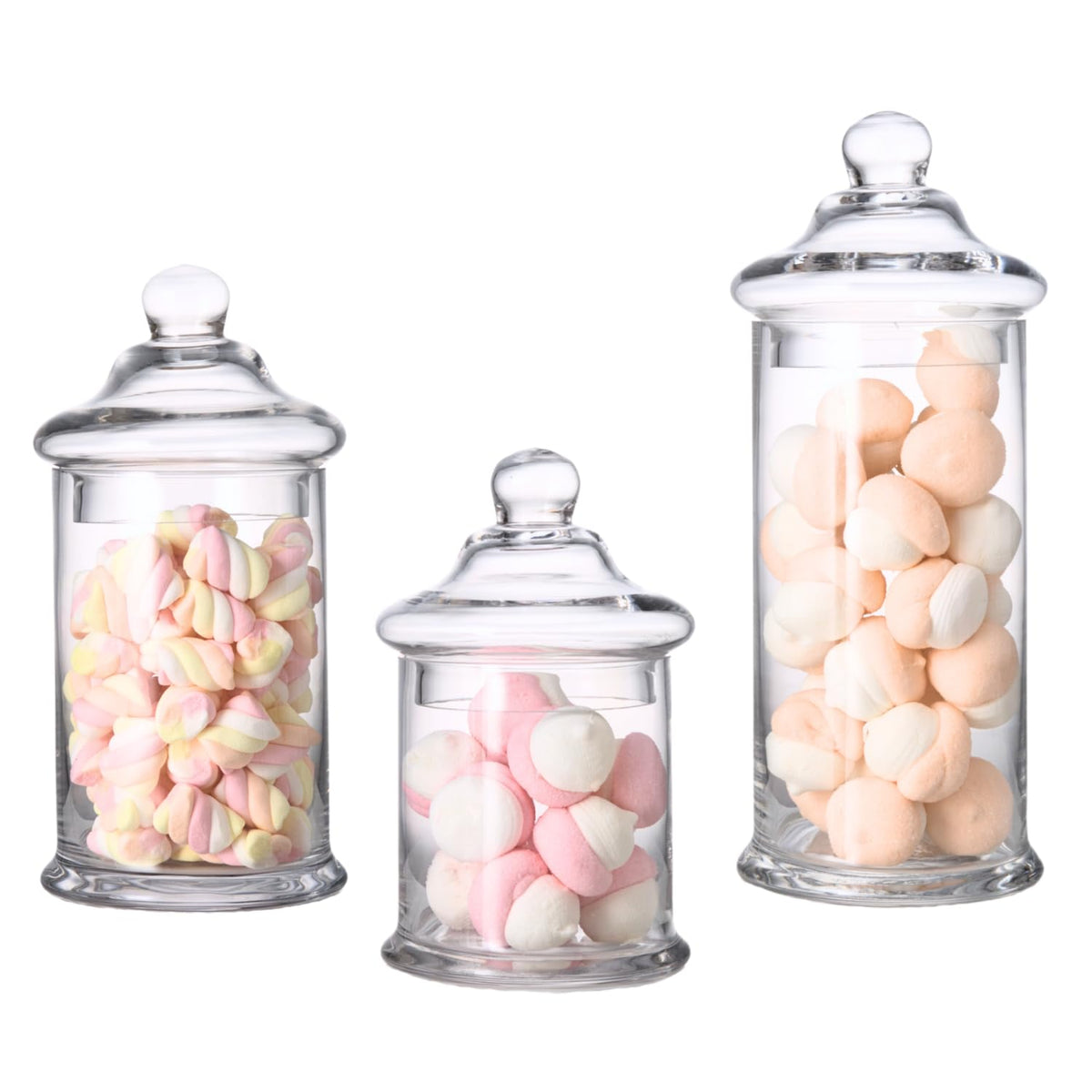 Stella Baicø small apothecary jar with lid for candy or pantry storage