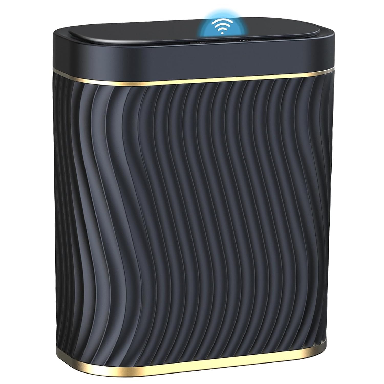 Steo Spce automatic trash can with lid opens hands-free for quick, hygienic waste disposal.