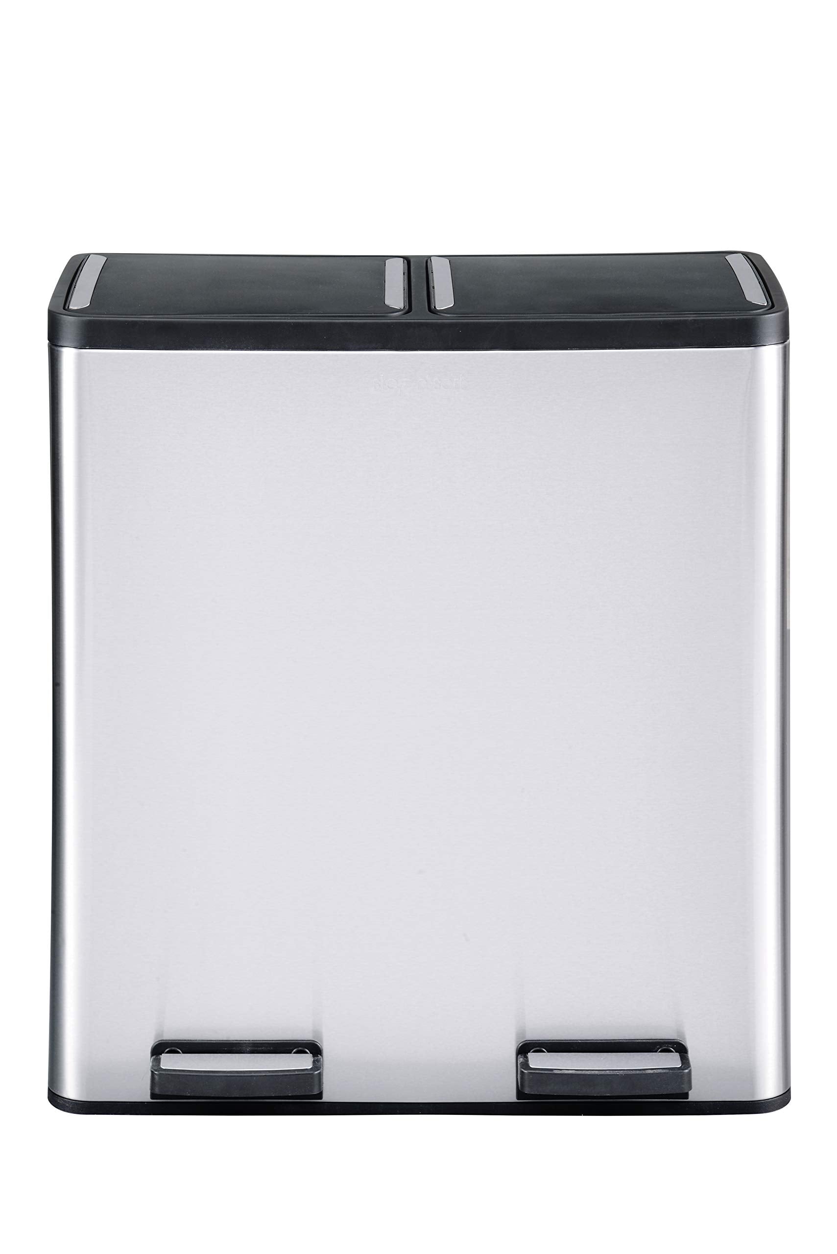 Step N' Sort soft-close lids for quiet operation in open spaces.