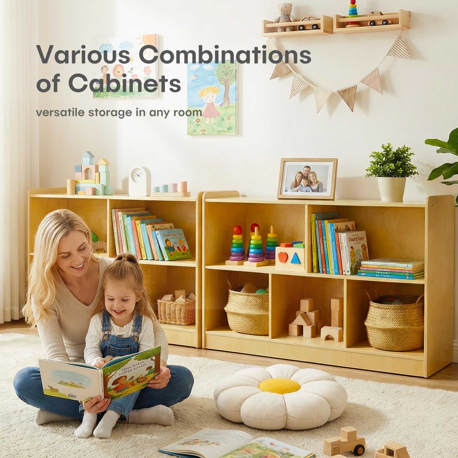 STEPLAY natural finish complements nursery and classroom decor while staying kid-friendly.