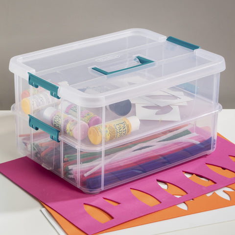 Sterilite 1427CLR adjustable dividers create 24 compartments