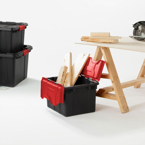 Sterilite durable tote resists moisture, dust, and pests