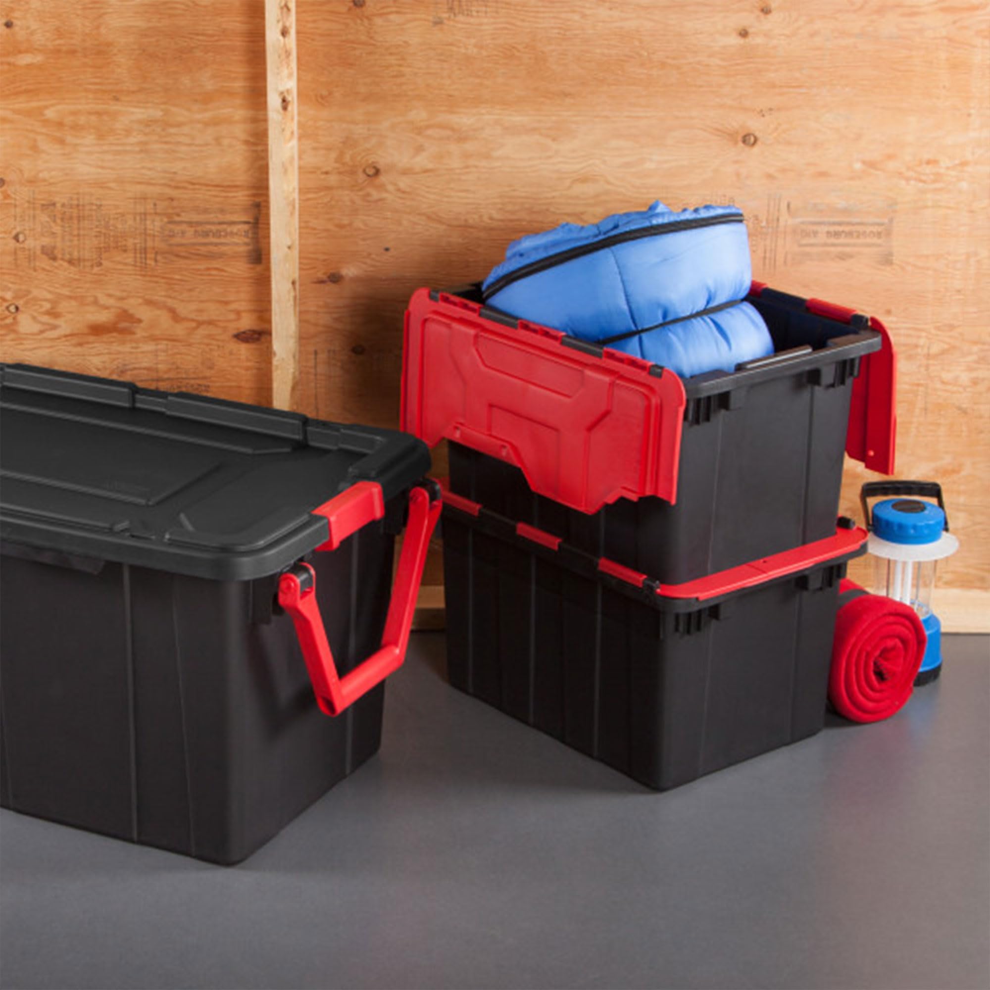 Sterilite USA-made tote built with BPA-free materials