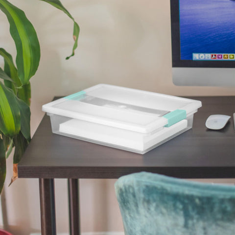 Sterilite clip box ideal for crafts and small parts storage.