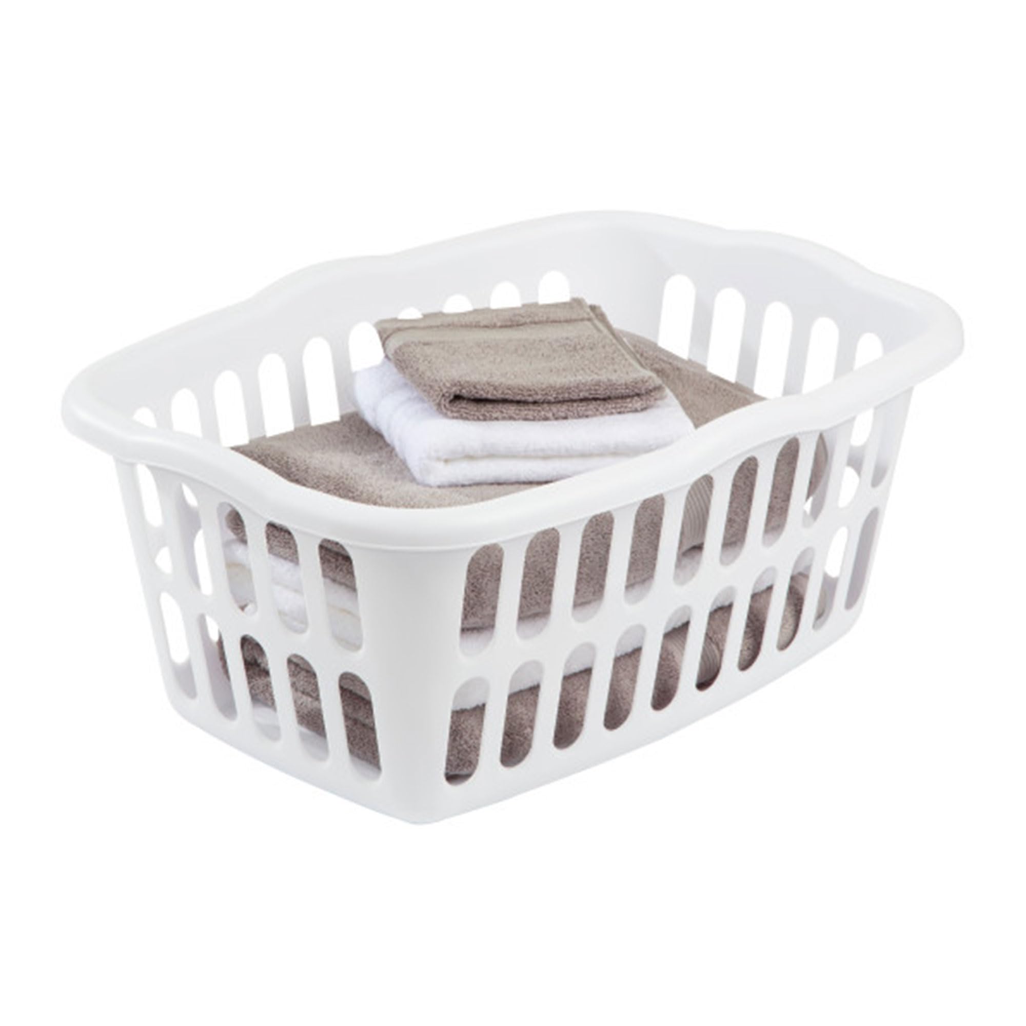 Sterilite dirty clothing storage organizer suitable for bedrooms and closets.