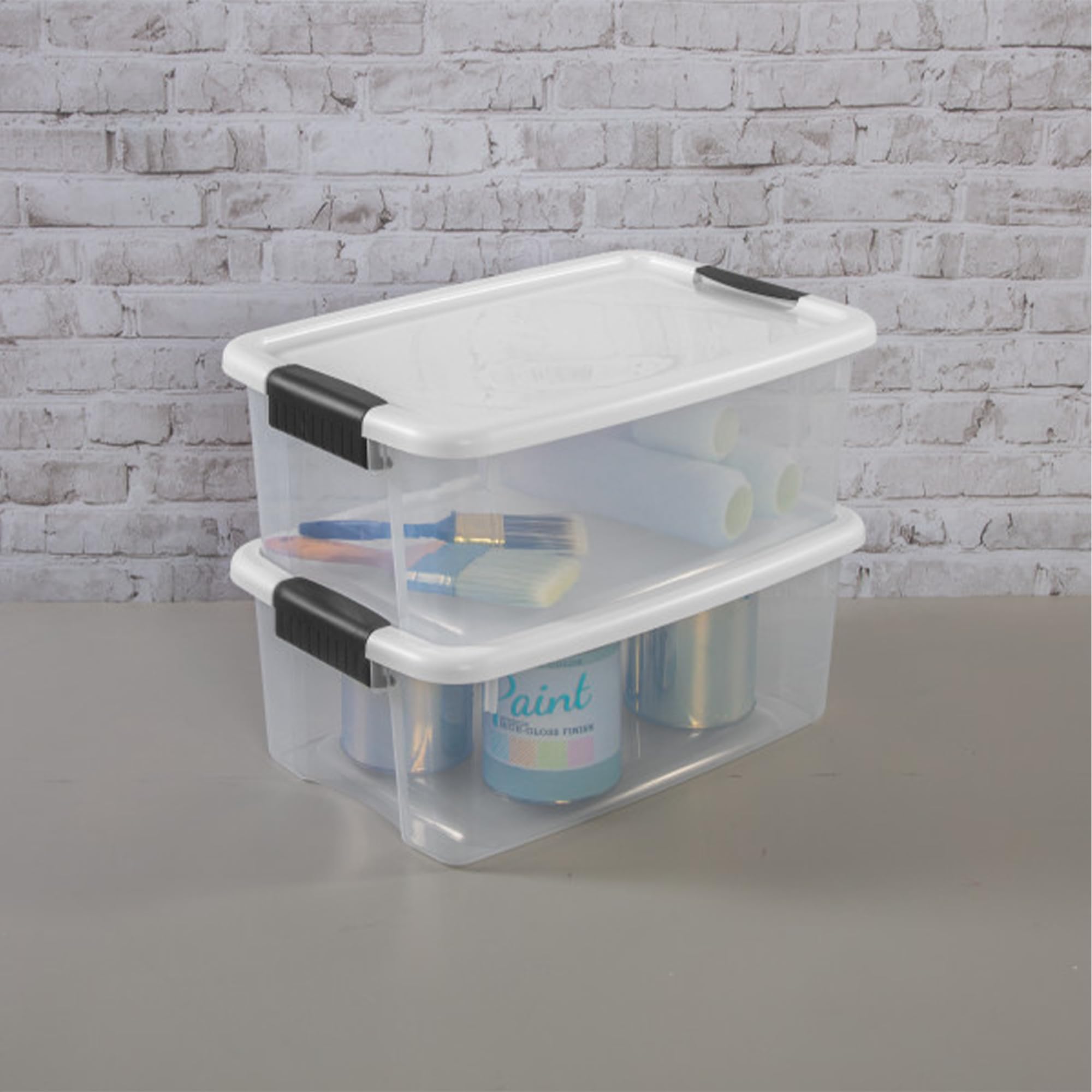 Sterilite dorm closet organizer bin fits small spaces