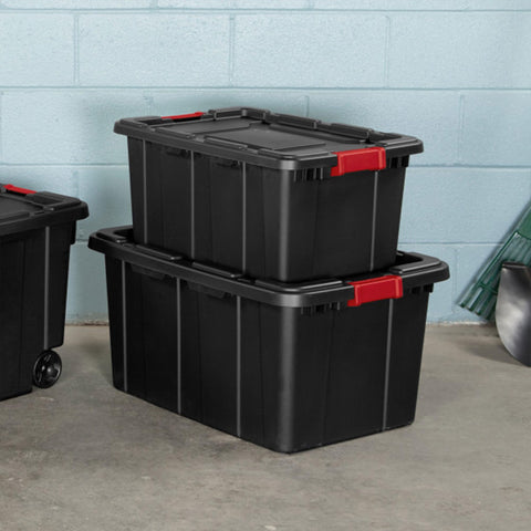 Sterilite made in USA, BPA- and phthalate-free for safe storage.