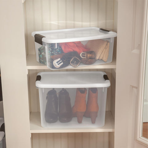 Sterilite pantry kitchen storage bin for dry goods