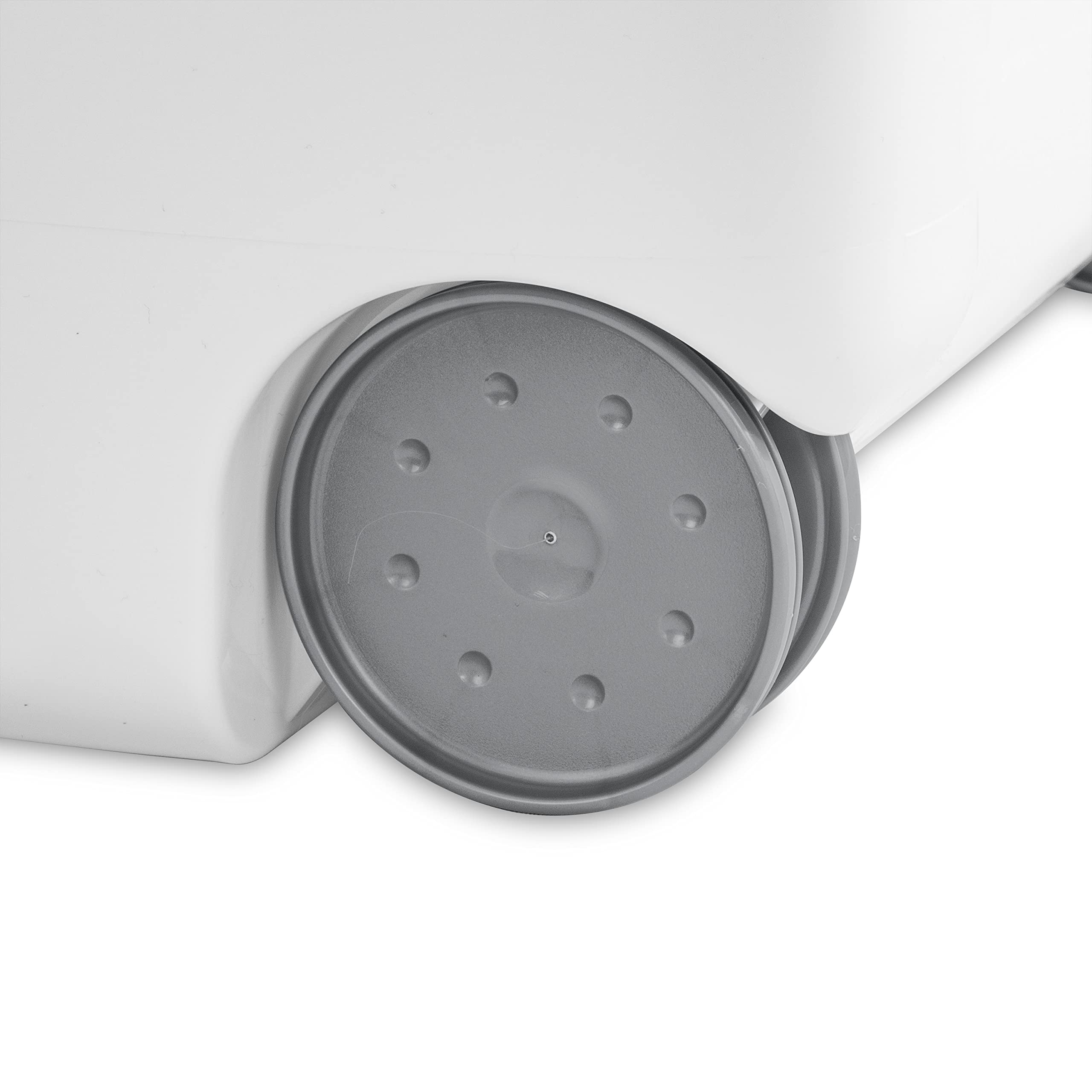 Sterilite tall slim hamper profile fits in corners without crowding rooms