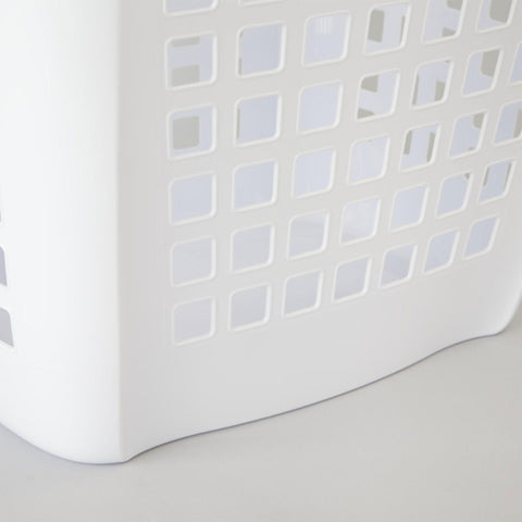 Sterilite Ultra Easy Carry Hamper dimensions for space planning.