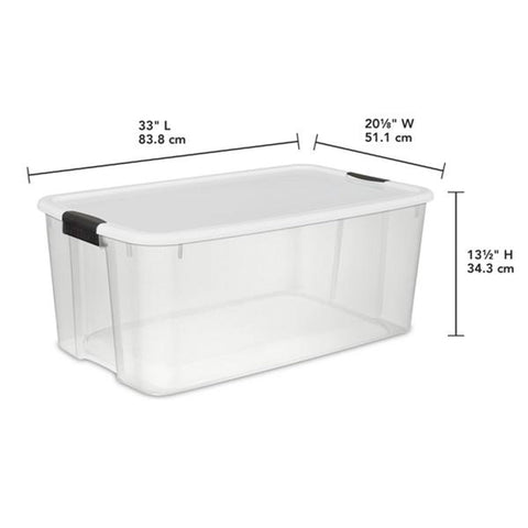 Sterilite Ultra Latching Box heavy-duty latches keep contents protected