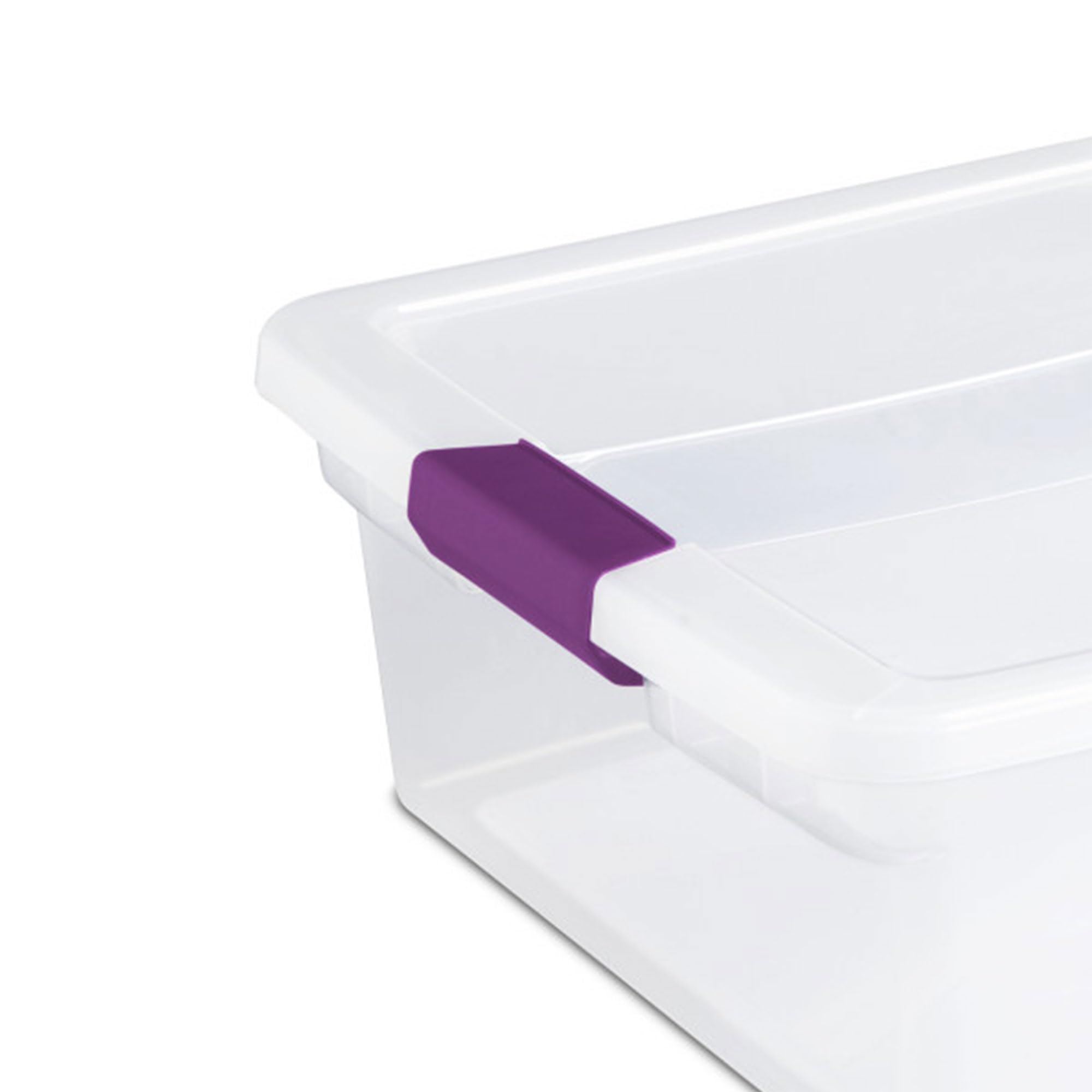 Sterilite USA-made BPA-free construction supports safe storage.