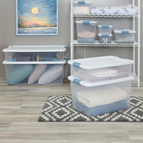 Made in the USA Sterilite storage bin built for long-term use.