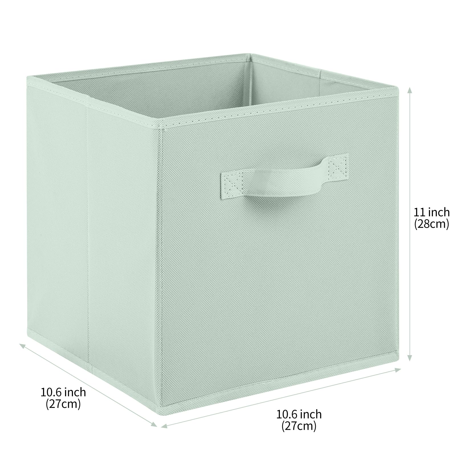 Stero Fabric Storage Bins multi-color stack brightens rooms and declutters spaces.
