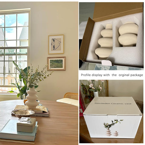 Steviieden donut design vases ideal boho wedding centerpieces