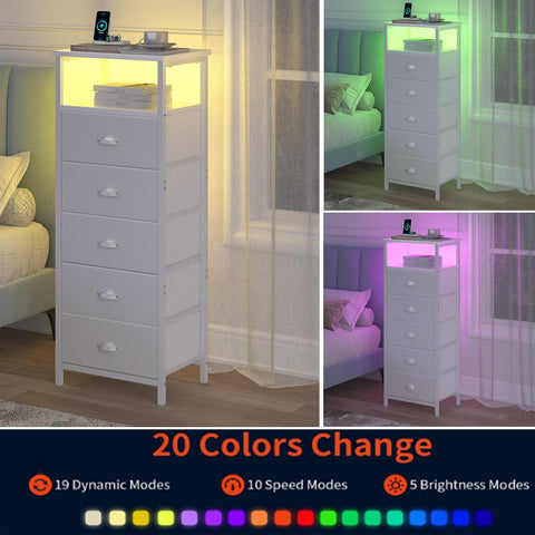 sthmec extension cord on nightstand enables multiple device charging