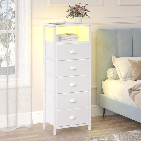 sthmec nightstand with RGB LED strip creates mood lighting
