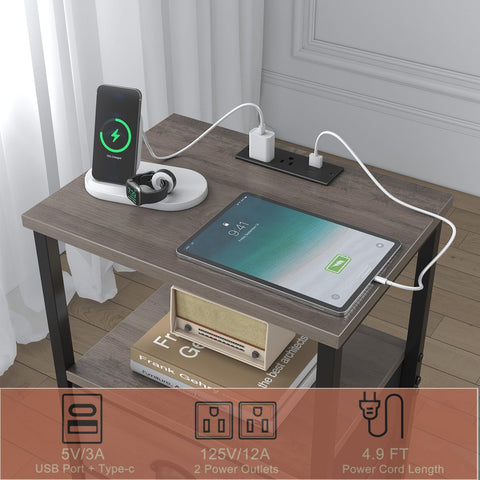 sthmec nightstand RGB LED strip with color options for ambiance