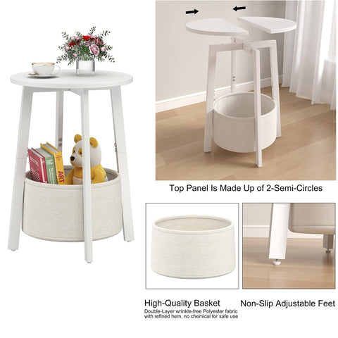sthmec round end table assembly guide, quick setup in minutes.
