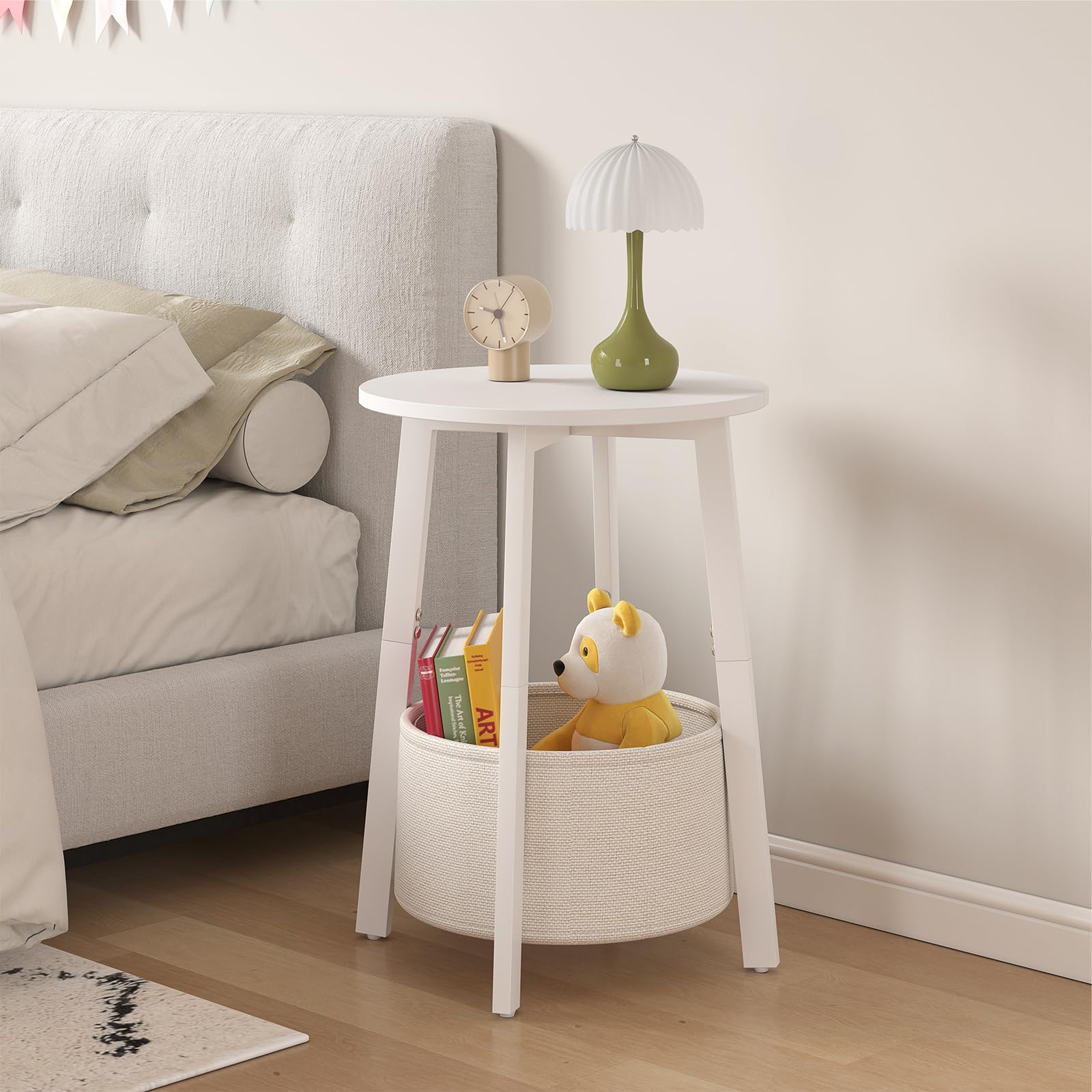 sthmec end table waterproof surface, easy wipe maintenance.