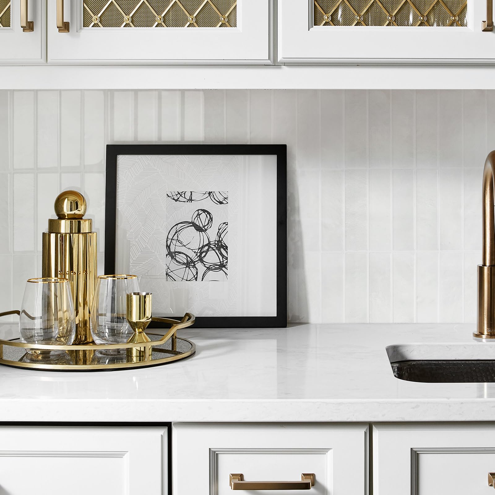 STICKGOO kitchen and bathroom installation concept idea with wall tiles