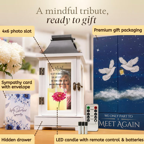 Stillwind lantern excludes velvet lined keepsake drawer for letters and mementos