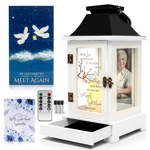 Stillwind memorial lantern photo frame for a cherished memory.