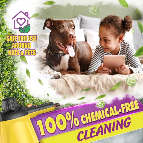 STMWORLD 9.8 ft cord extending reach for easier cleaning around furniture.