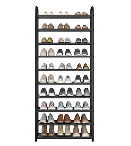 STO STO 10-Tier holds up to 30 pairs of shoes neatly.