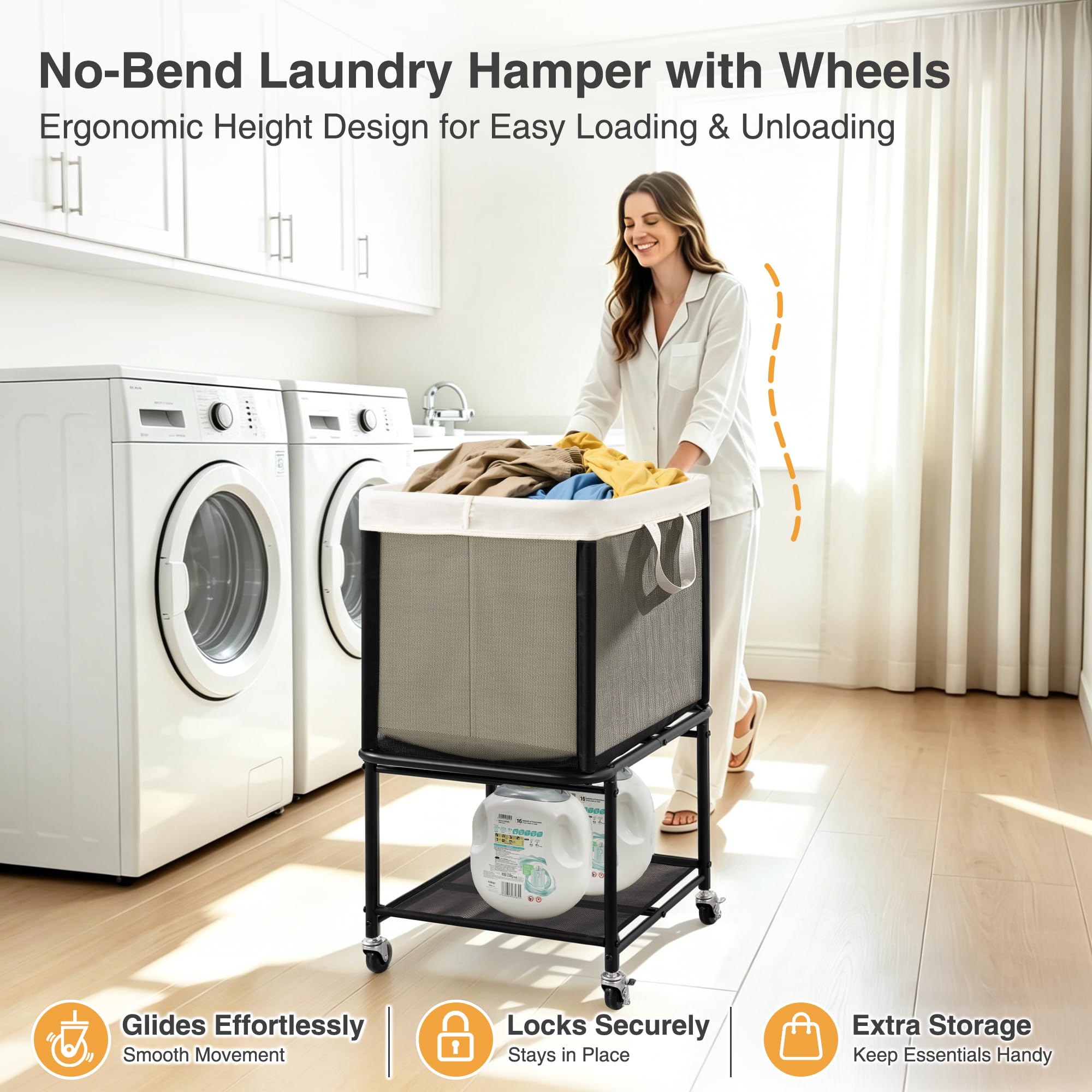 STO STO 29-gallon capacity for family laundry needs