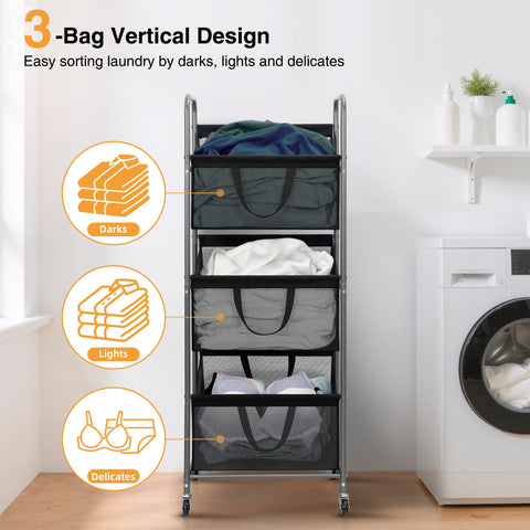 STO STO breathable vinyl mesh bags help reduce odors during laundry.