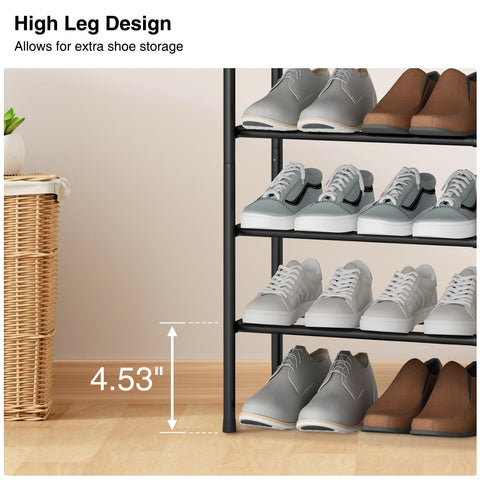 STO STO Expandable Shoe Rack floor pads protect floors and stabilize