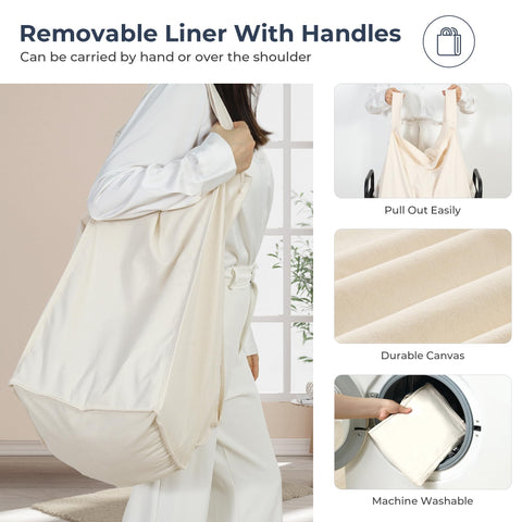 Sto Sto steel frame with rust-resistant coating for durable laundry sorting.